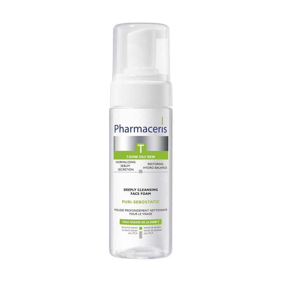 Глибоко очищувальна пінка для обличчя Pharmaceris T Puri-Sebostatic Deeply Cleansing Foam, 150 мл